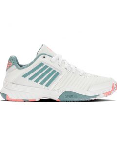 K-Swiss Kids Court Express Wit Groen Rose
