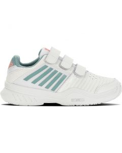 K-Swiss Kids Court Express Strap Omni Wit