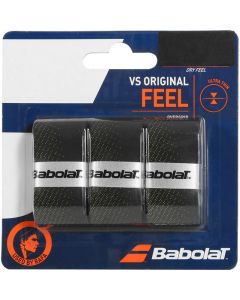 Babolat Overgrip vs Original x3 Zwart Fluor