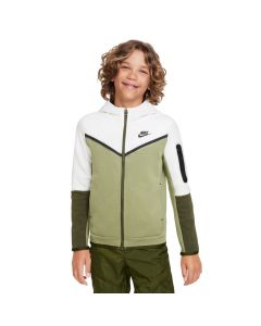 Nike Boys Tech Fleece Jacket Wit