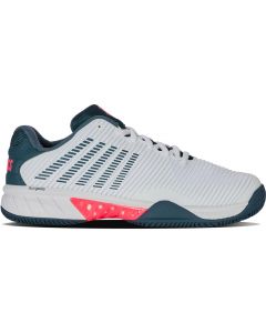 K-Swiss Boy's Hypercourt Express 2 Clay White/Star/Blue