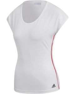 Adidas Woman Barricade Tee Wit