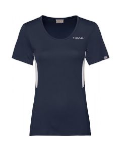 Head Women Club Tech T-Shirt Donkerblauw
