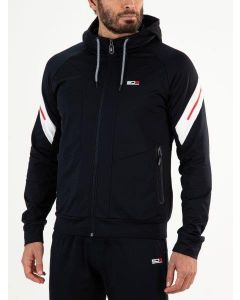 Sjeng Sport Man Hooded Jacket Angus Donkerblauw
