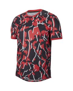 Nike Men Court Dry Team Printed Top Rood