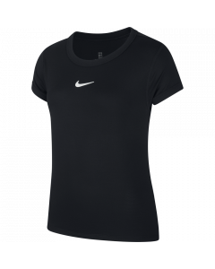 Nike Girls Court Dry Top Zwart