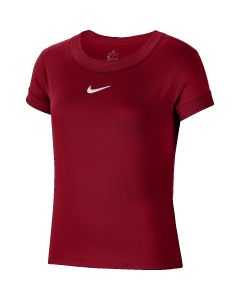Nike Girls Court Dry Top Rood