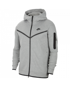 Nike Men Jacket Tech Fleece Full-Zip Grijs