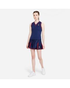 Nike Women Dri-Fit Slam Skirt Blauw