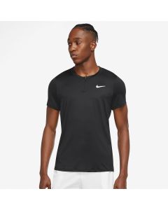 Nike Men Polo Court Dri-Fit Advantage Zwart
