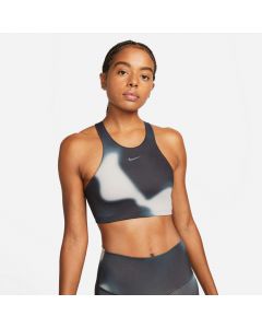 Nike Women Bra Dri-Fit Swoosh Grijs