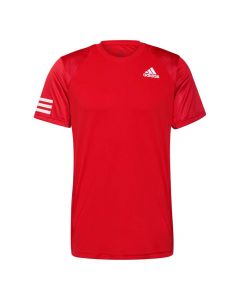 Adidas Men Club 3Str Tee Rood