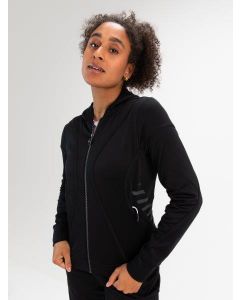 Sjeng sports Lady Hooded Top Oliva Zwart