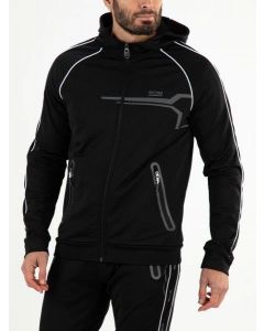 Sjeng sports Men Hooded Jacket Panther Zwart