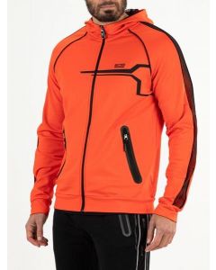 Sjeng Sport Men Hooded Jacket Panther Hot Orange