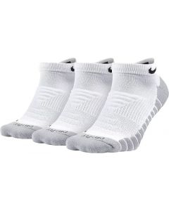 Nike No Show Cushioned Wit 3-Paar