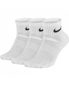 Nike Ankle Cushion Cotton Wit 3-Paar
