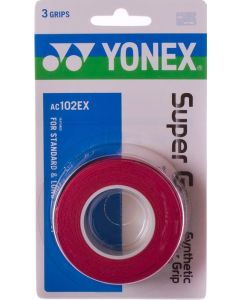 Yonex Super Grap 3-pack Rood